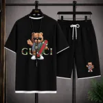 Men's Mesh T-Shirt and Shorts Two-Piece Set, 160 GSM, Sizes M to XL