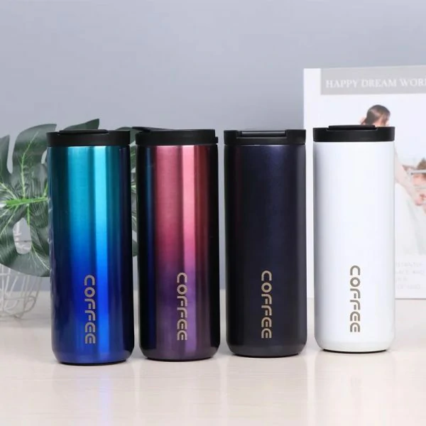 Insulated Thermal Vacuum Coffee Flask -Blue Color
