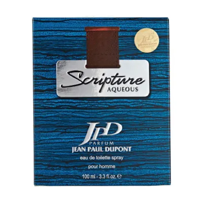 Jean Paul Dupont Scripture Aqueous Pure Homme For Men EDT Spray 100ml (UAE)
