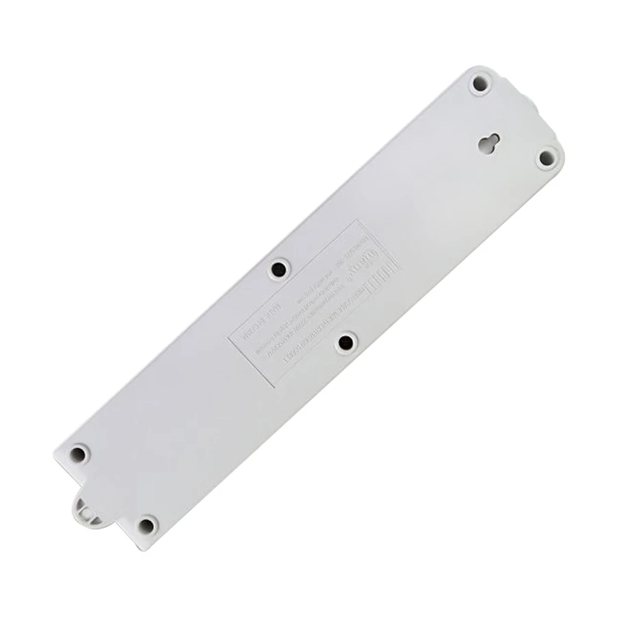 Many MTS-305 2 Pin 5 Port Power Strip, 10 Meter, White