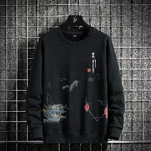 Men's Winter Sweatshirt- Pirate Ship