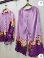 Silk Digital Print Two Piece, 35/36 Inch Kameez, 4 Colours