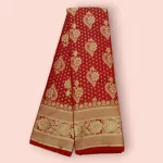 Zari Thread Silk Katan Saree for Women, 12 Haath, 4 Colours