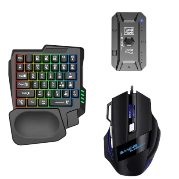 5 in 1 Mobile Game Combo Pack ( Phone Mouse Keyboard)