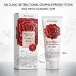 3W Clinic Rose Water Cleansing Foam 100ml (Korea)