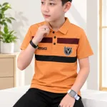 Kids' Embroidered Polo Shirt with Cup Collar, 3 to 10 Years