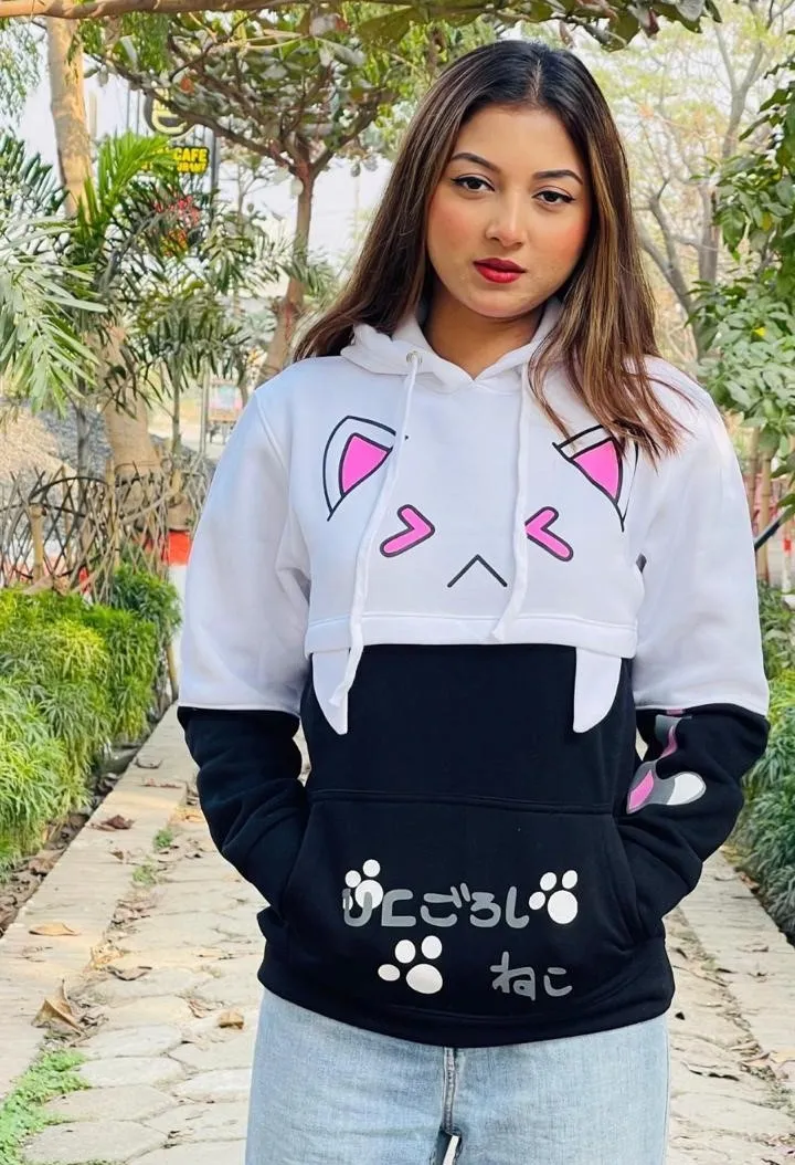 Women's 300 GSM Cotton Fleece Winter Hoodie, 6 Colours