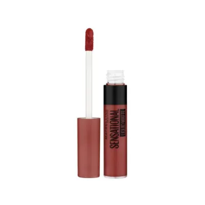 Maybelline New York Sensational Liquid Matte Lipstick - 17 Stop On Red (China)
