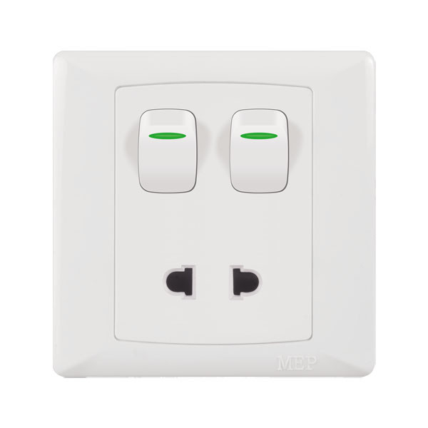 MEP Smart 2 Pin Socket with Switch