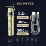 VGR V-991 Trimmer with 5W USB Smart Digital Display