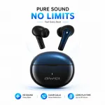 Awei T62 True Wireless Earbuds – Bluetooth 5.3 TWS with 4-Mic ENC Noise Cancelling, 10mm Drivers, IPX5 Waterproof & 300mAh Case