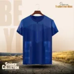 Stylish Comfortable sports T-Shirt(Navy Blue)