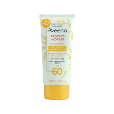 Aveeno Protect + Hydrate Oxybenzone-Free SPF60 Face Sunscreen Lotion 88ml (Canada)