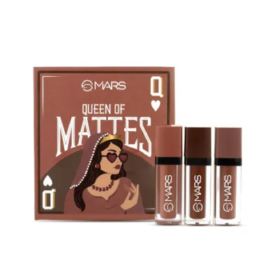Mars Queen Of Mattes Lipstick Set- 04 Browns (India)