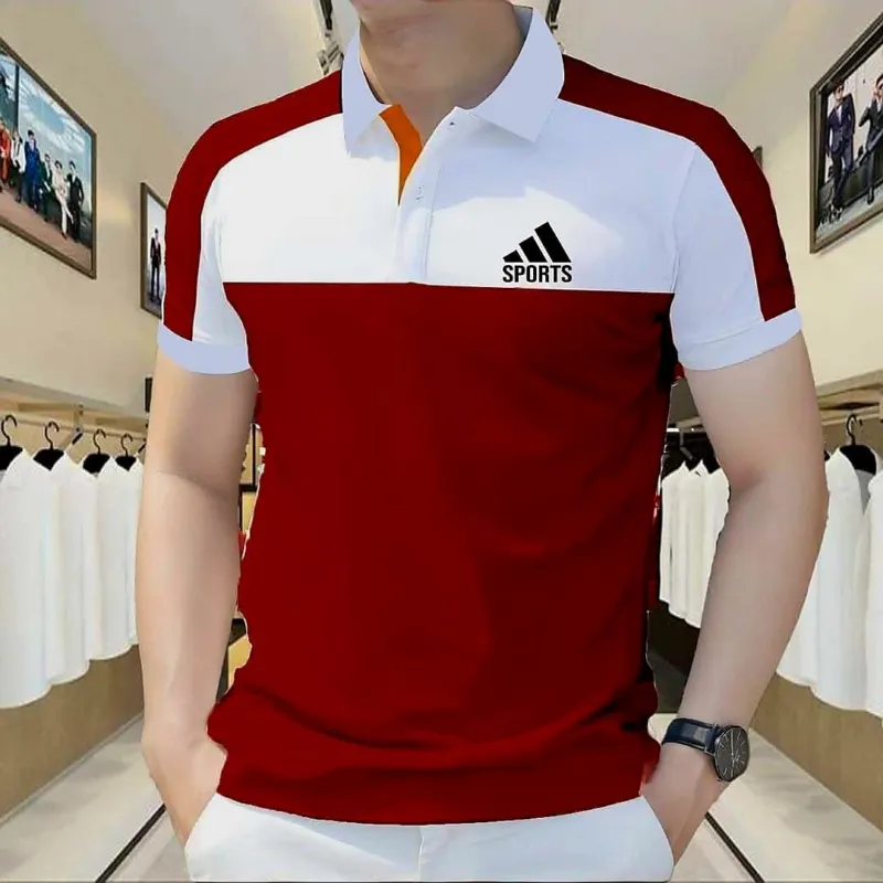 Men's Casual PK Cotton Polo Shirt, 210 GSM, Sizes M to XL, 2 Colours
