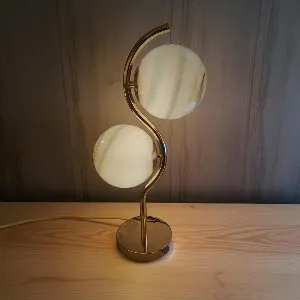 Qulik Modern Decorative Twin Globe Table Lamp (QL-T9566)