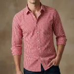 Mens long sleeve Grameen check shirt