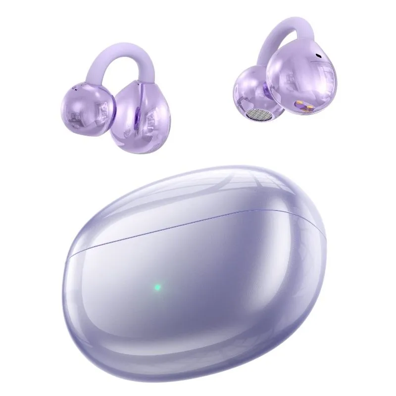J87 Air Conduction Open-Ear True Wireless Earbuds – Bluetooth 5.4 TWS Sports Headphones with Wireless Charging, ENC Noise Cancelling & 24H Battery