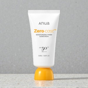 Anua Zero-cast Moisturizing Finish Sunscreen SPF 50+ PA++++ 50m (Korea)