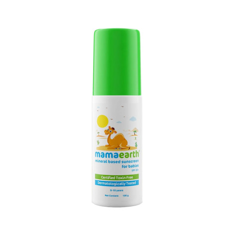 Mamaearth Mineral Based Sunscreen For Babies SPF 20+100g (India)