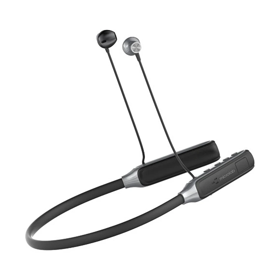Microlab Neckband 12 Bluetooth Earphone Black