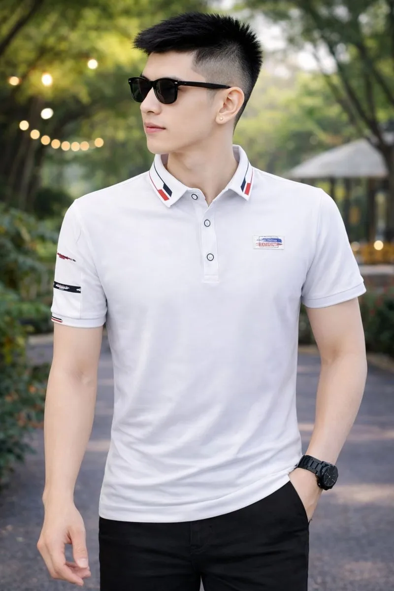 Men's Pure Cotton Polo Shirt, 6 Colours, Sizes M to XXL
