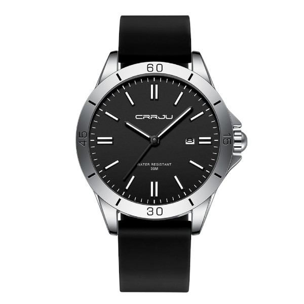 Crrju New 5025 Men's & Ladies' Waterproof Watch