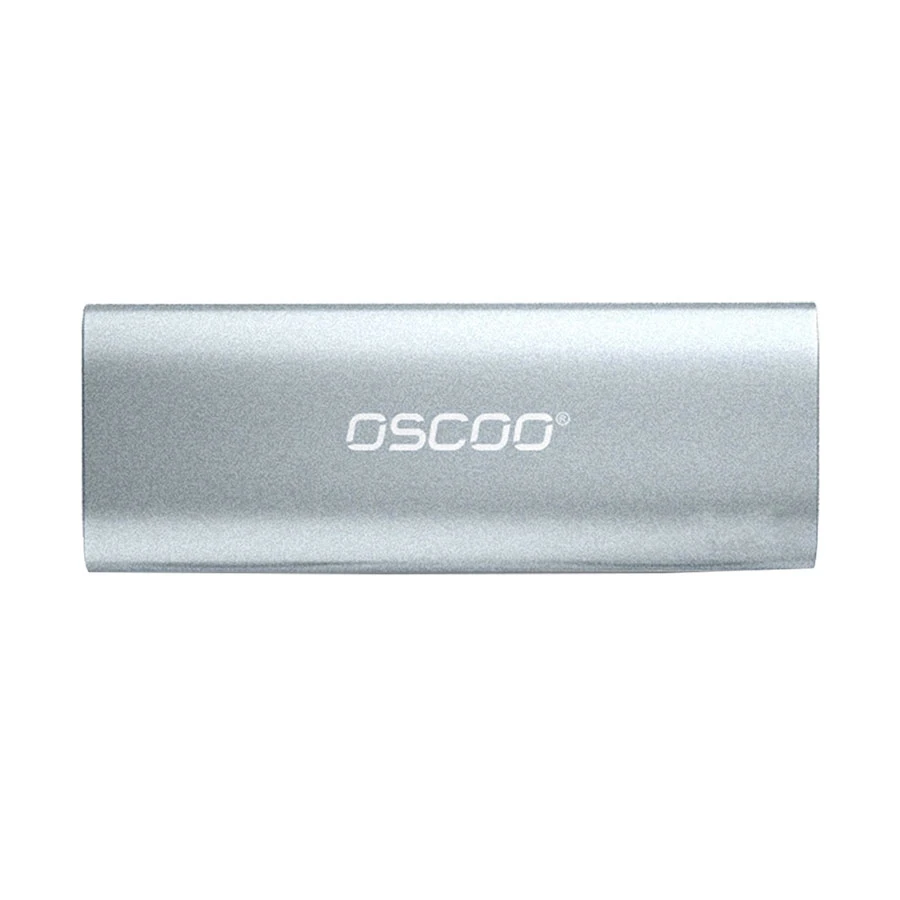 OSCOO MD005M 256GB USB 3.0 Type-C Silver Portable External SSD