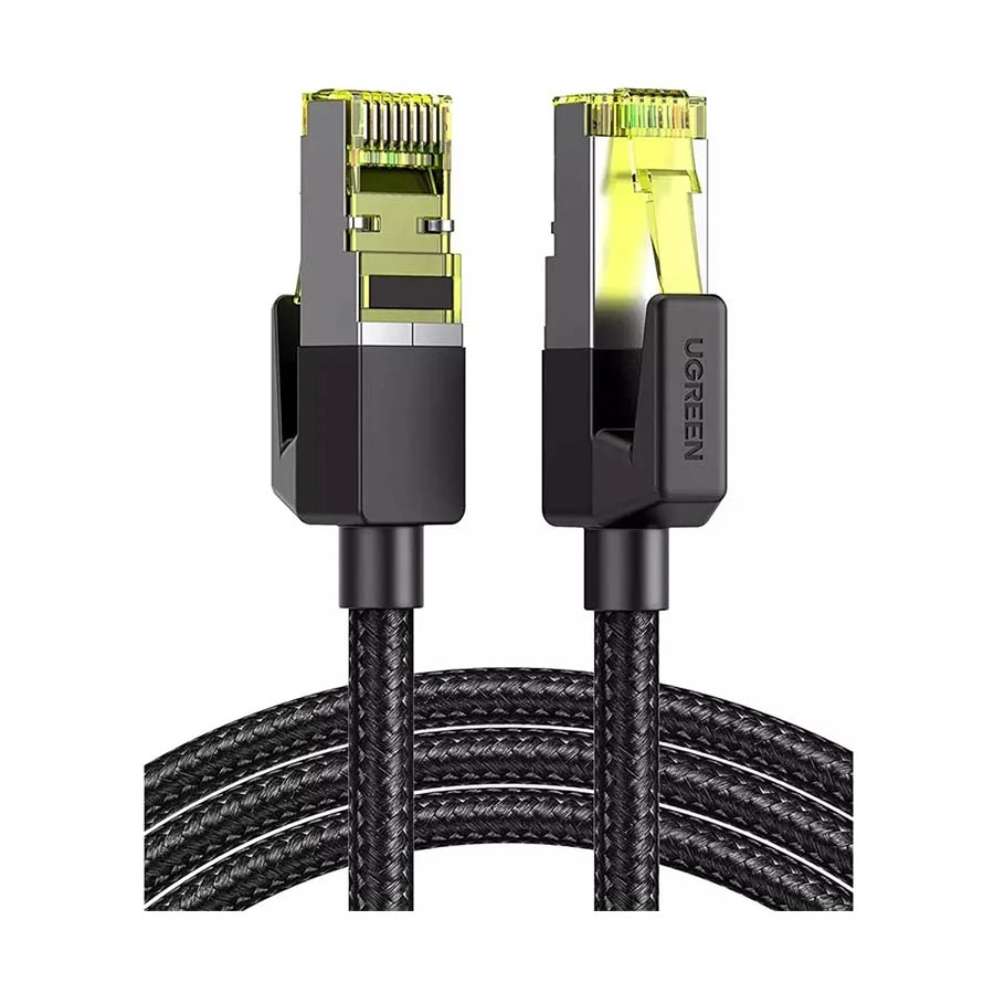 UGREEN NW150 (80421) Cat-7 F/FTP 1 Meter Black Braided Network Cable
