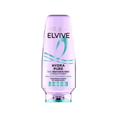 L'Oreal Elvive Hydra Pure 72H Rehydrating Conditioner 300ml (France)