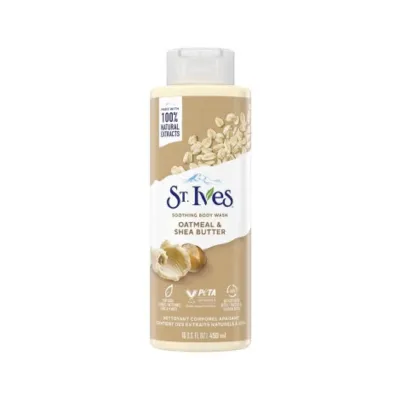 ST.Ives Oatmeal & Shea Butter Soothing Body Wash 450ml (Thailand)