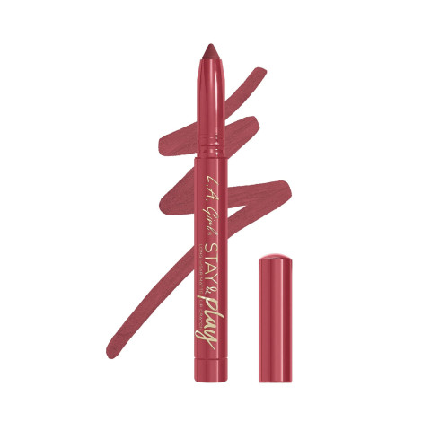 L.A Girl Stay & Play Long Wear Matte Lip Crayon - GLC735 Promises (Germany)