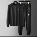 Men's Pure Cotton 200 GSM T-Shirt and Trouser Combo Set, 4 Colours