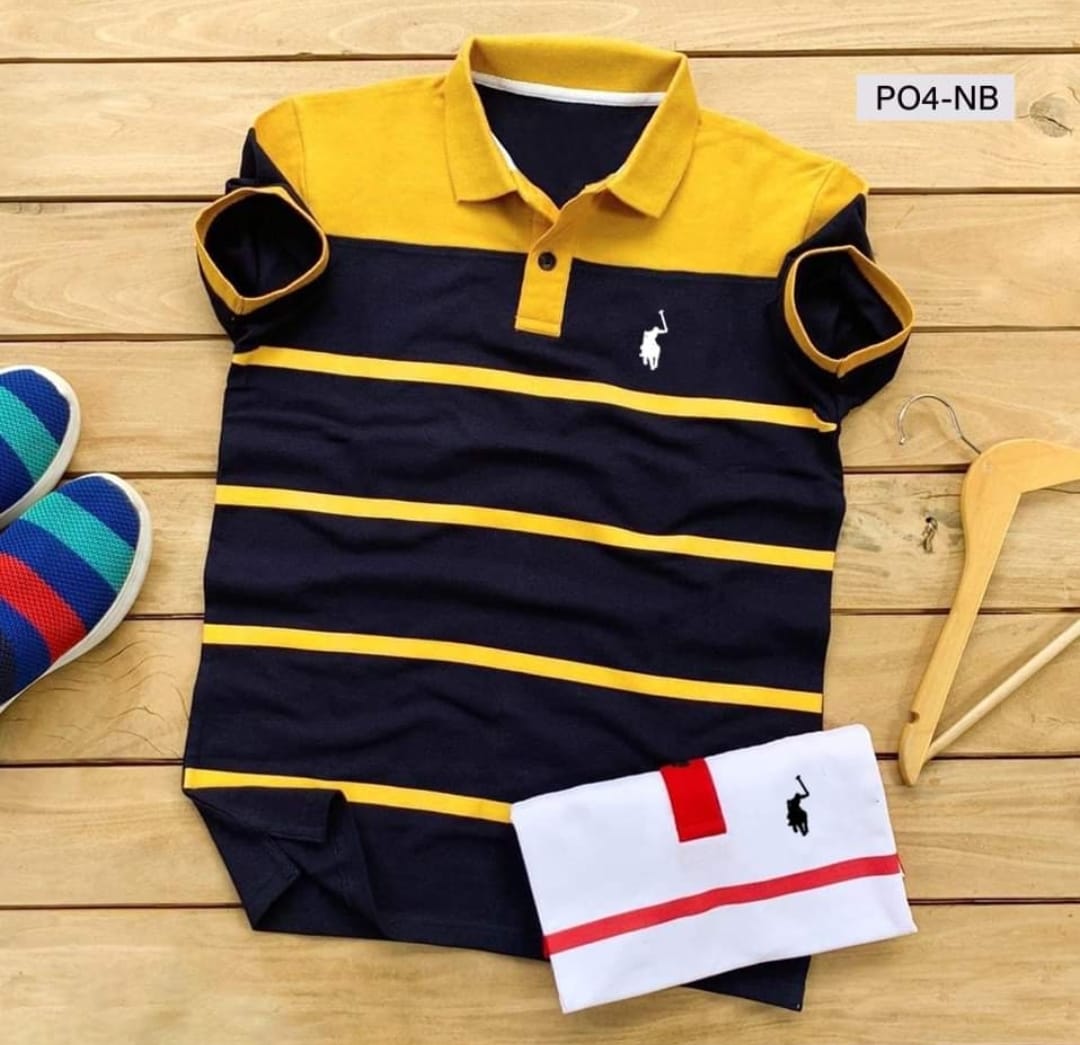 Men's PK Cotton Half Sleeve Polo Shirt, 210+ GSM, 2 Colours