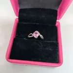 Infinity Noir Stone Ring