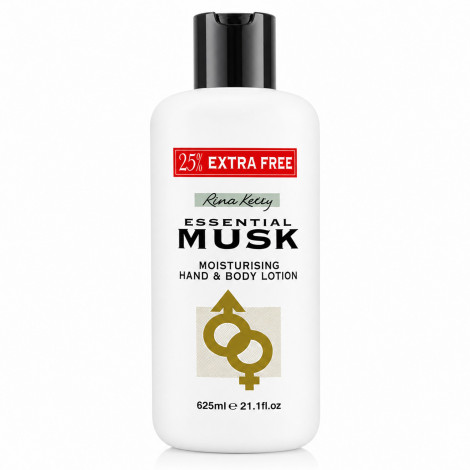 Rina Ketty Essential Musk Moisturising Hand & Body Lotion 625ml (China)