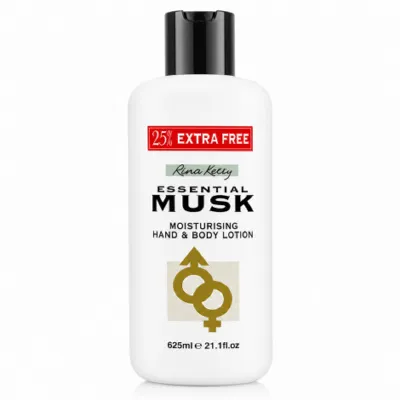 Rina Ketty Essential Musk Moisturising Hand & Body Lotion 625ml (China)