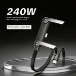 3 in 1 Fast Charging  Type-c TO Type-c Cable 240W with Stand