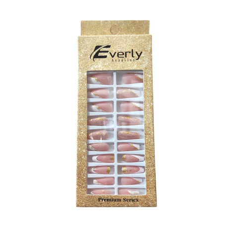 Everly Natural Fake Nails 24pcs - L105 (China)