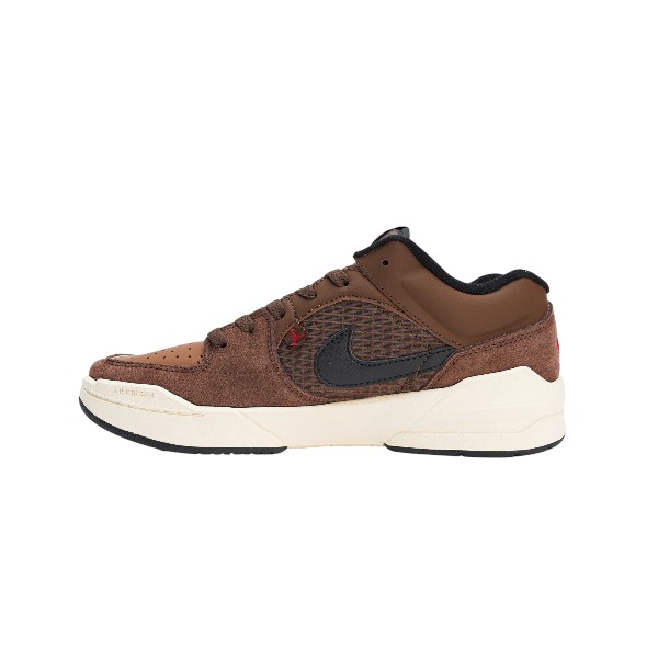 Coffee leather look stylish Design All Seasons sneaker for men