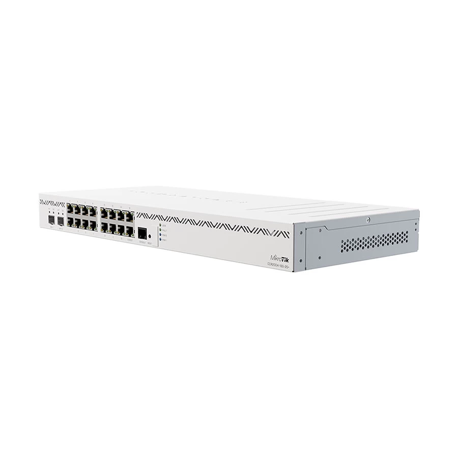 MikroTik CCR2004-16G-2S+ 4-Core 1U Rackmount Router, RouterOS v7