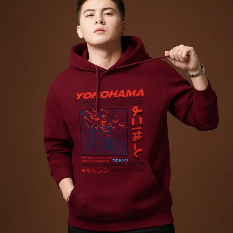 Drop Shoulder DTF Print Hoodie for Men and Women, M to XXL