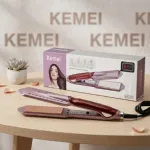 Kemei KM-471 Professional Hair Straightener with Temperature Control