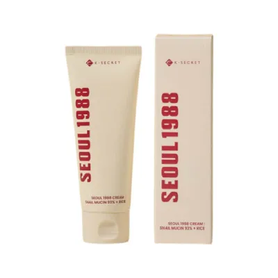 K-Secret Snail Mucin 93% + Rice Seoul 1988 Cream 100ml (Korea)