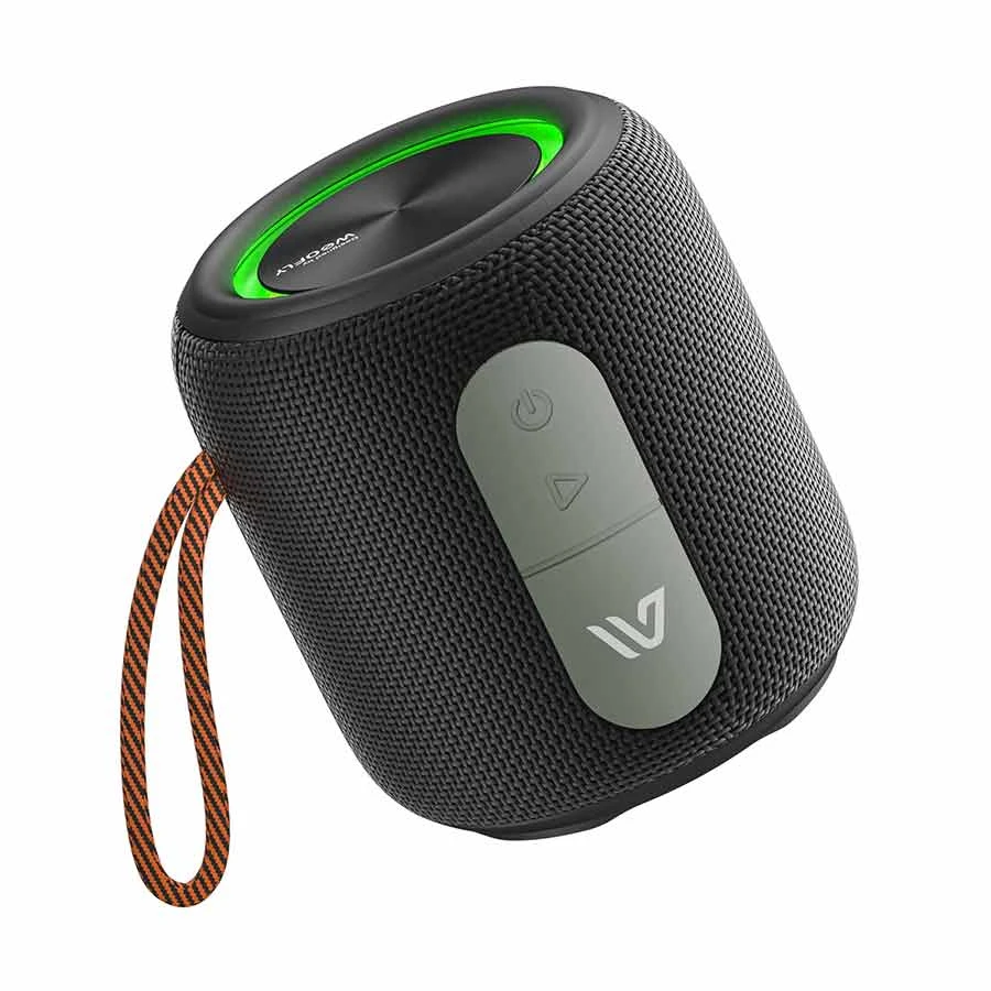 WEOFLY Stone RGB Black Portable Bluetooth Speaker