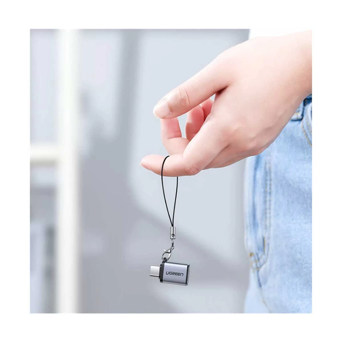 UGREEN US270 (50283) Type-C Male to USB Female Space Gray Converter