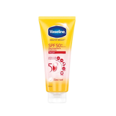Vaseline Healthy Bright SPF 50+PA++++ Daily Protection and Brightening Serum 300ml (Thailand)