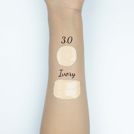 Gueriness Full Cover Matte Foundation - 3.0 Ivory (Hong Kong)