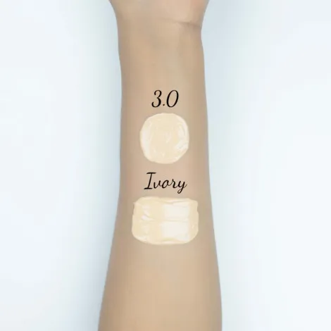 Gueriness Full Cover Matte Foundation - 3.0 Ivory (Hong Kong)