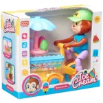 Bump And Go Monkey Ice Cream Toy for Kids